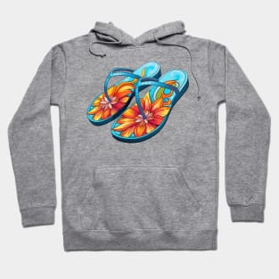 90s Retro Flip Flops Hoodie